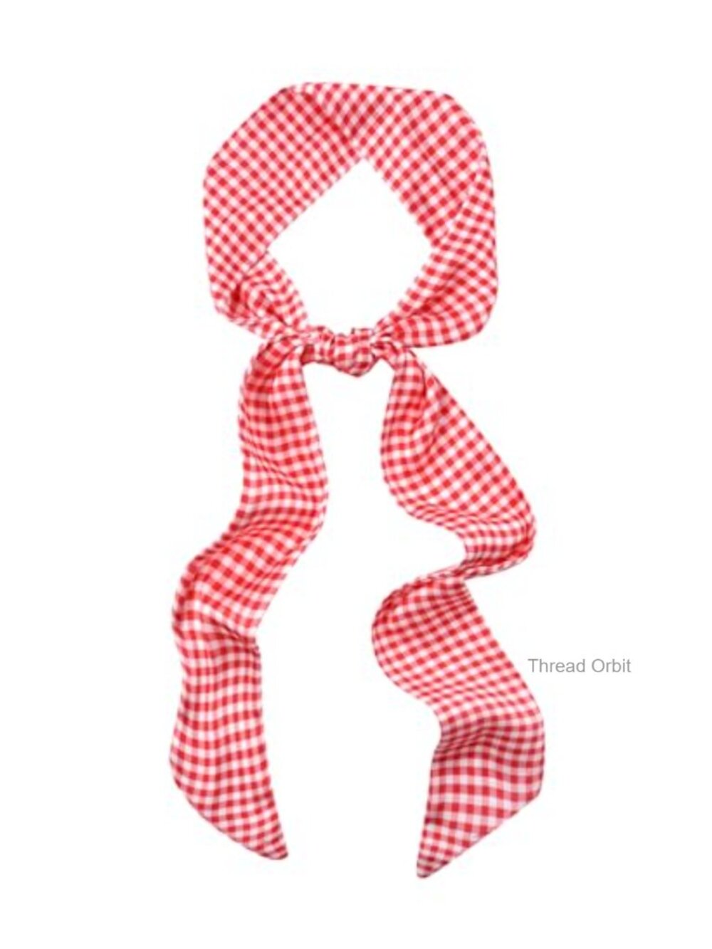 Silk Feel Polyester Skinny Scarf Neck Tie Hairband Purse Accessory